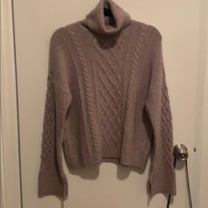 BCBG Cable Turtleneck